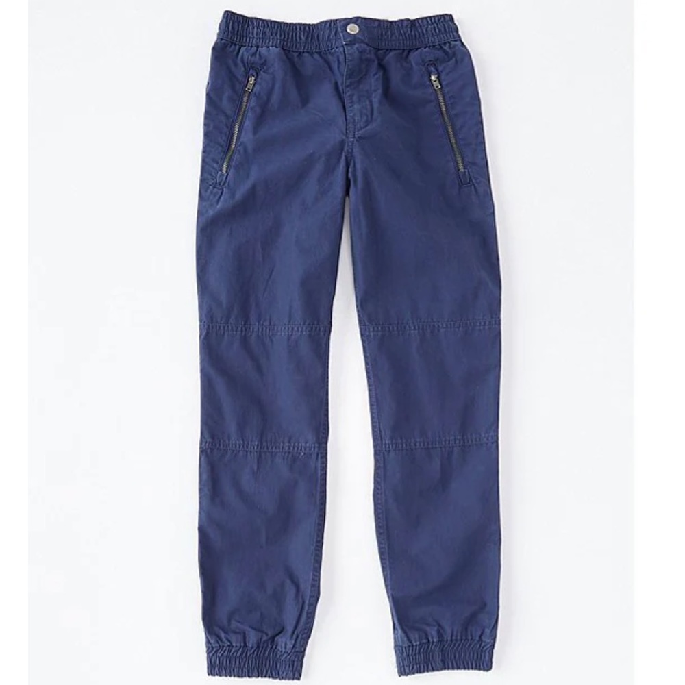 BNWT POLO RALPH LAUREN Big Boys Poplin Drawstring Joggers SZ (14/16) LARGE